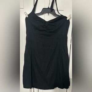Old Navy Black Halter Dress